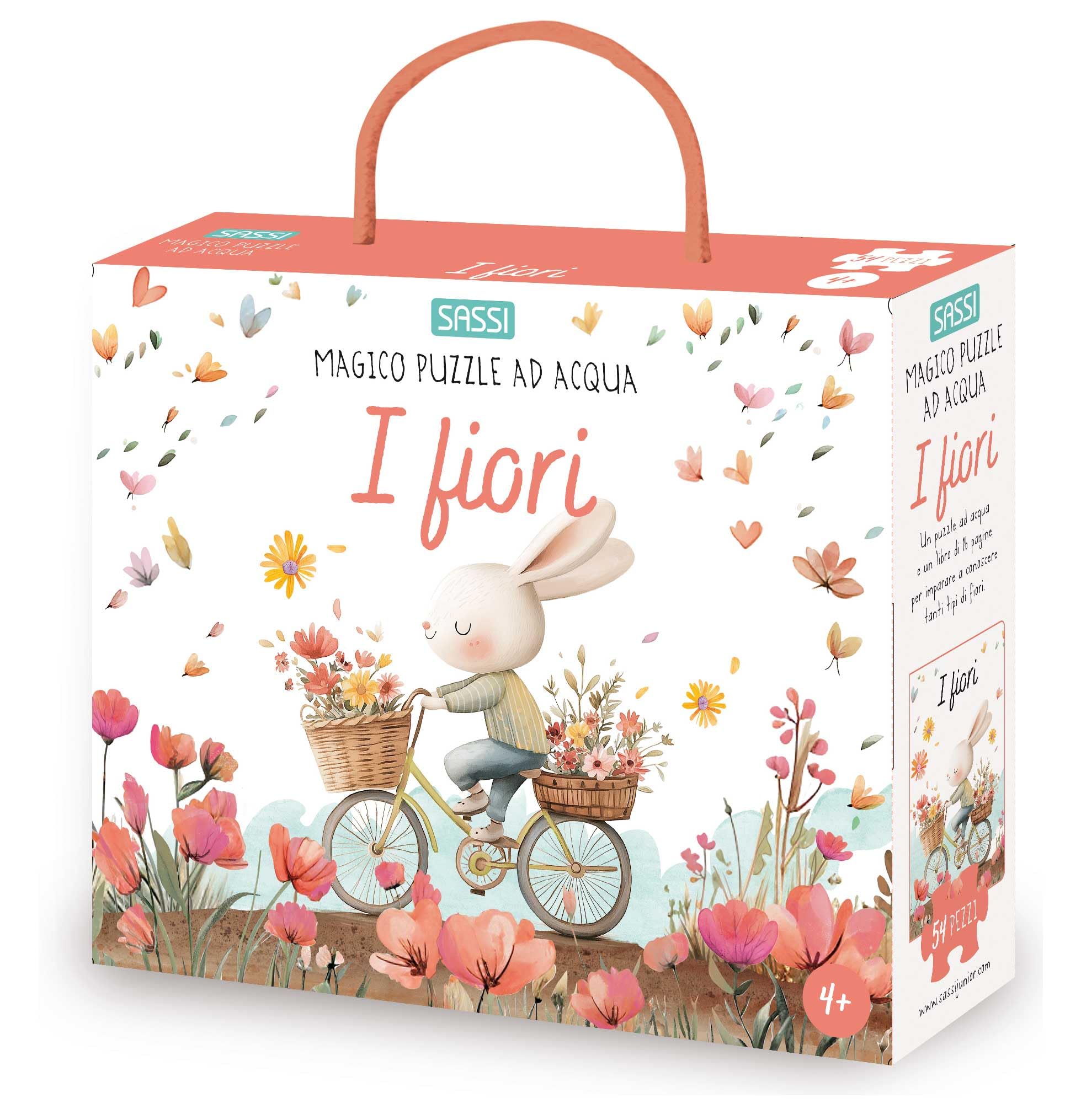 I fiori. Magico puzzle ad acqua. Ediz. illustrata. Con puzzle book