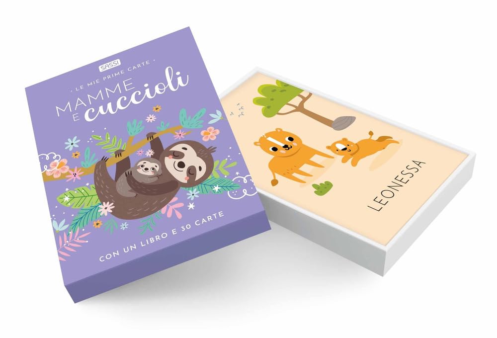 Mamme e cuccioli. Le mie prime carte. Ediz. a colori. Con Carte book