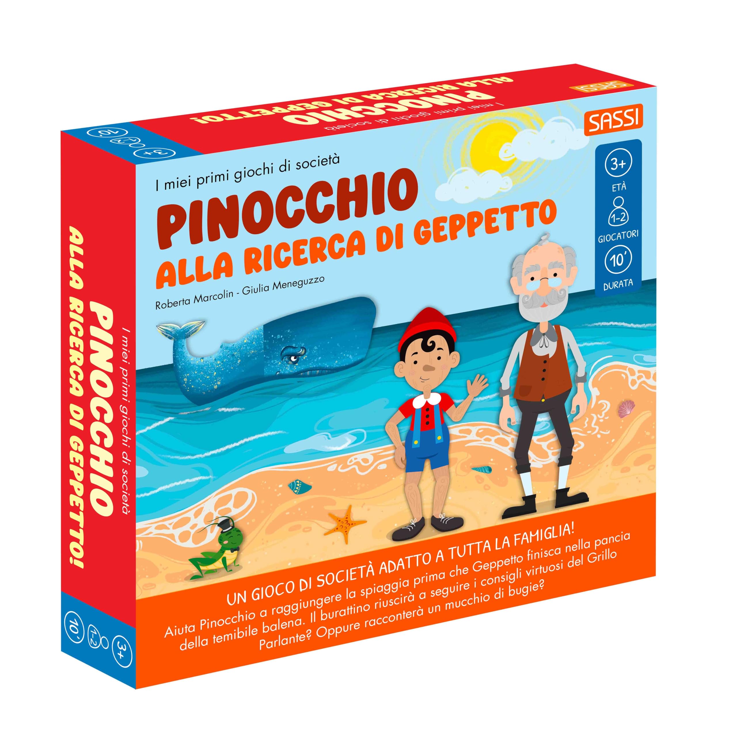 Pinocchio. Alla ricerca di Geppetto. I miei primi giochi di società. Con gadget book