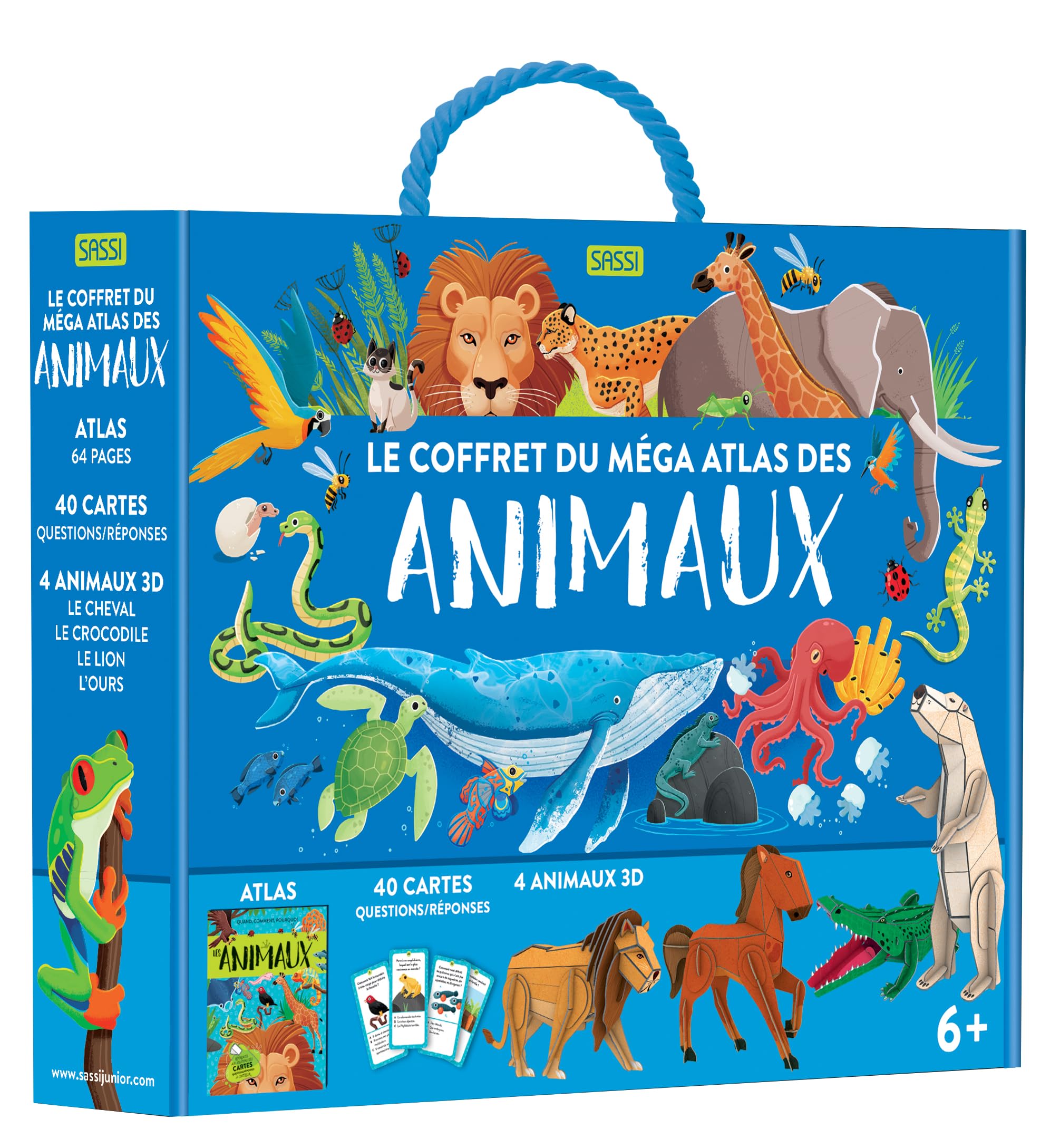 Le coffret du méga atlas des animaux - N.E. 2024 book