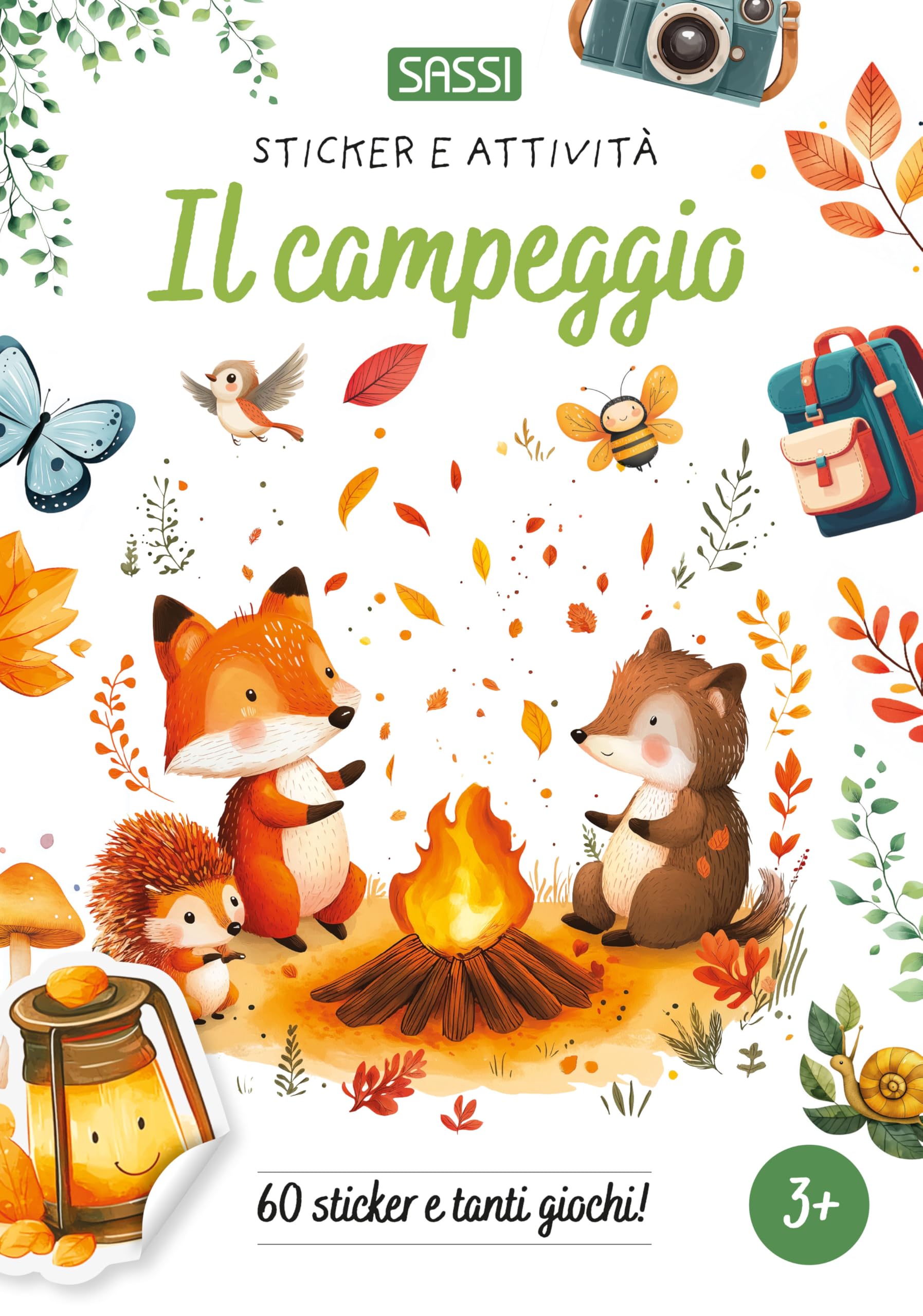 Il campeggio. Sticker e attività. Ediz. a colori book