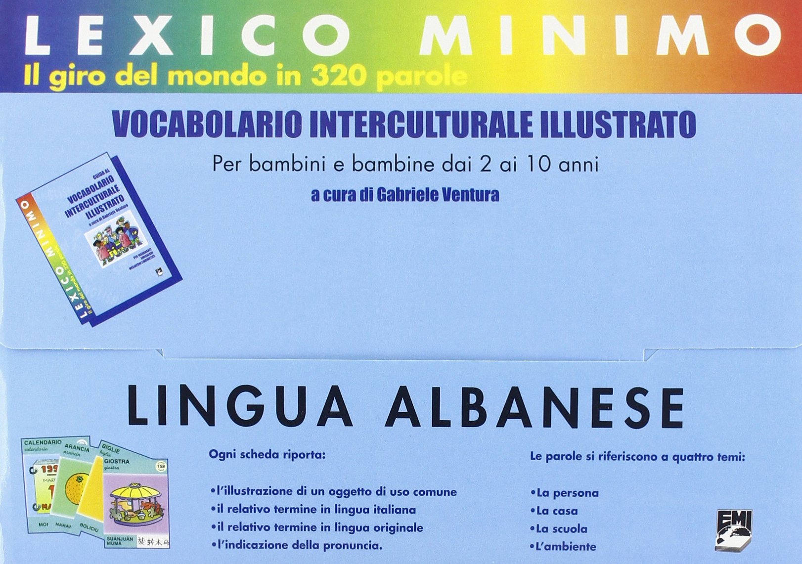 Lexico minimo. Vocabolario interculturale illustrato. Albanese. Il giro del mondo in 320 parole Non-fiction