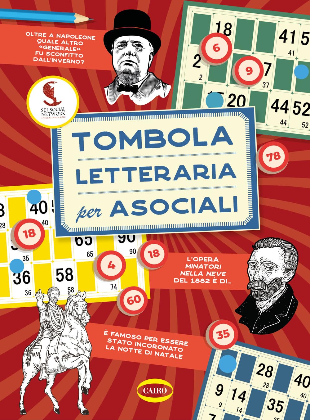 Tombola letteraria per asociali Cartoons