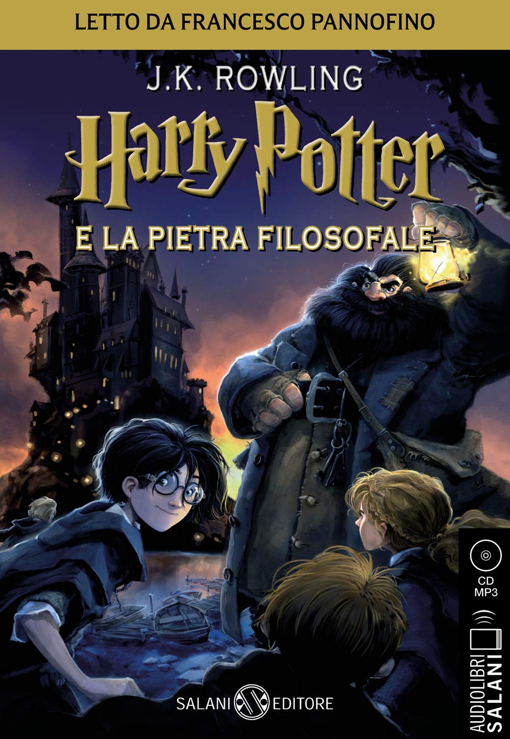 Harry Potter e la pietra filosofale letto da Francesco Pannofino. Audiolibro. CD Audio formato MP3. Vol. 1 High Fantasy