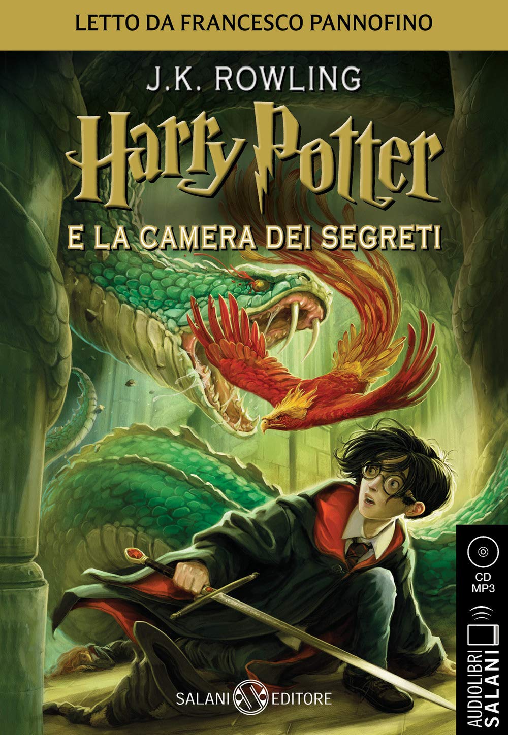 Harry Potter e la camera dei segreti letto da Francesco Pannofino. Audiolibro. CD Audio formato MP3 (Vol. 2) (Audiolibri) Contemporary literature