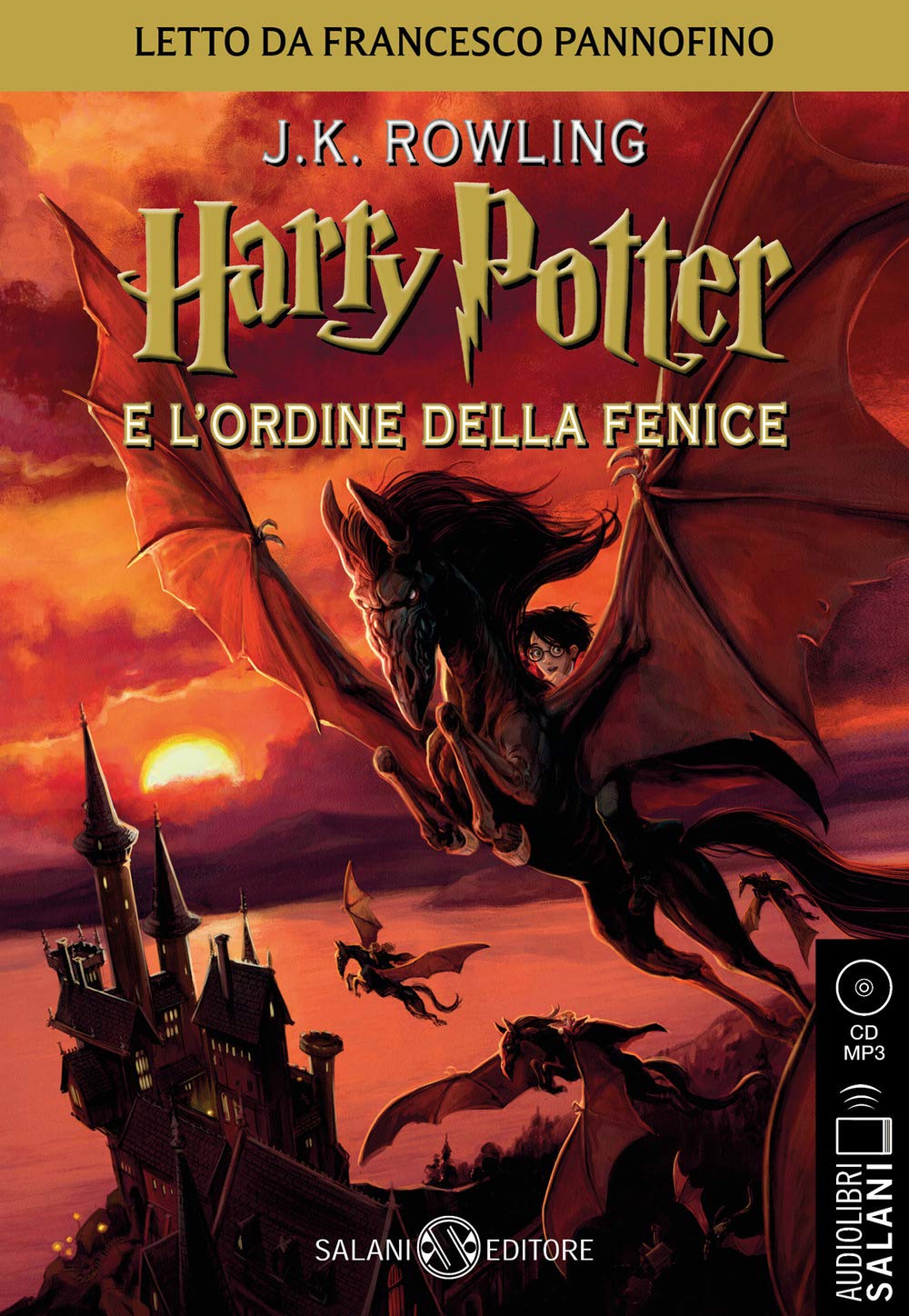 Harry Potter e l'Ordine della Fenice letto da Francesco Pannofino. Audiolibro. CD Audio formato MP3 Contemporary literature