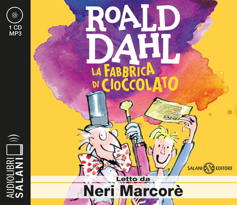 La fabbrica di cioccolato letto da Neri Marcorè. Audiolibro. CD Audio formato MP3 cd