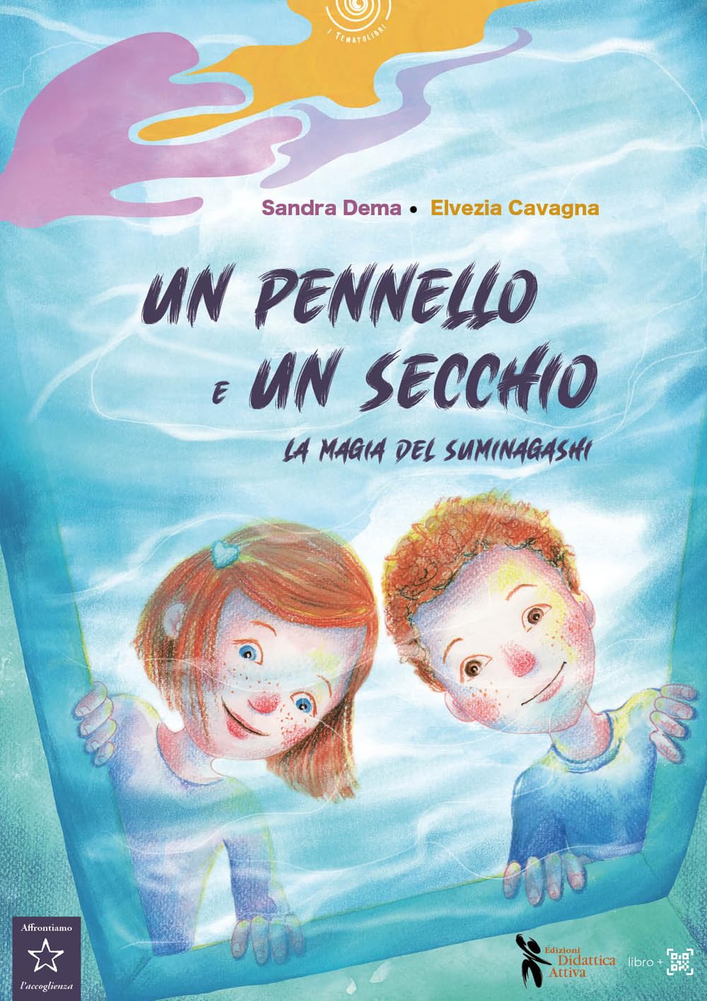 Un pennello e un secchio. La magia del suminagashi. Ediz. illustrata book