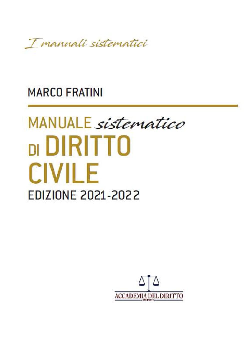 Manuale sistematico di diritto civile 2021-2022 book