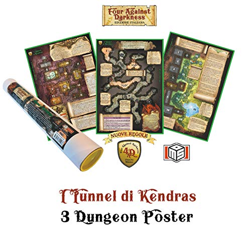 Four Against Darkness I Tunnel Di Kendras - 3 poster book