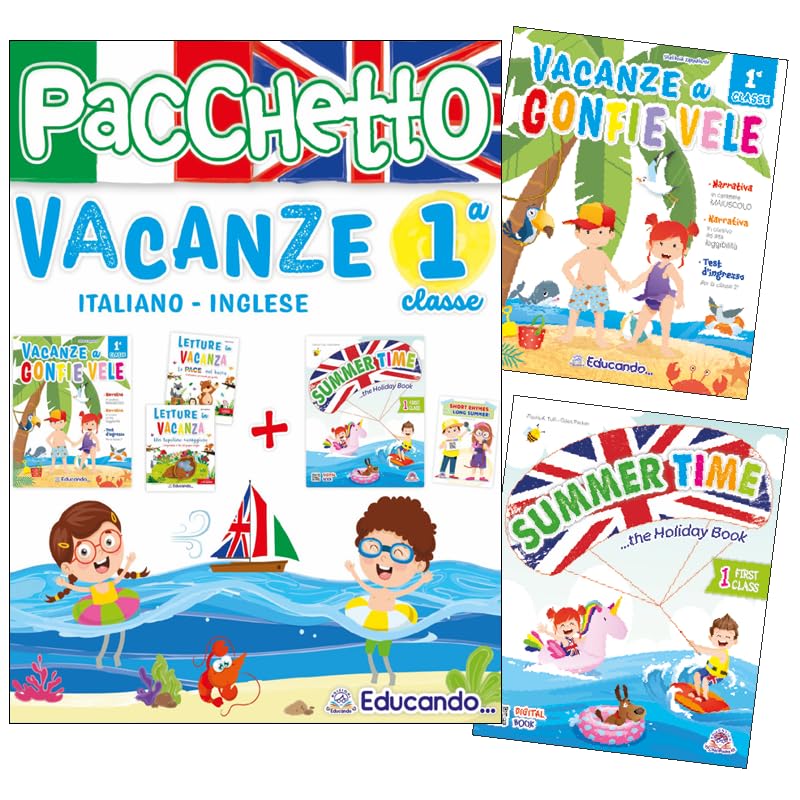 Pacchetto vacanze. Vacanze a gonfie vele. Con Summer time. Per la 1ª classe delle scuole elementari (Vol. 1) Professional & Reference Books