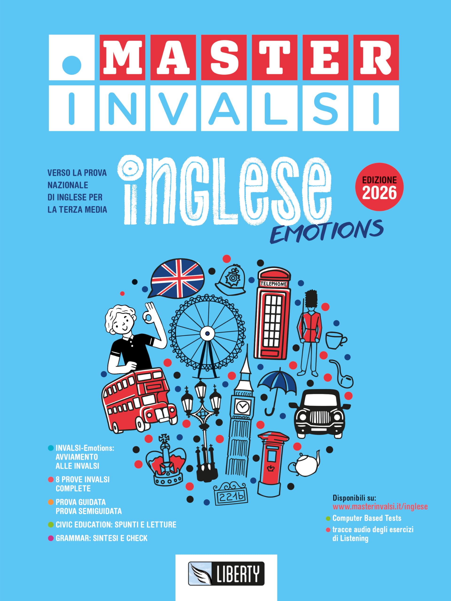 Master Invalsi inglese emotions. Edizione 2026. Ediz. per la scuola book
