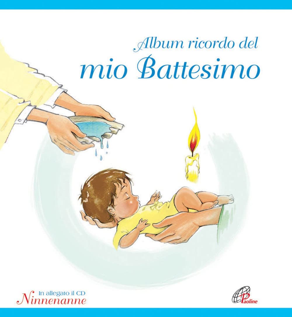 Album ricordo del mio battesimo. Azzurro book