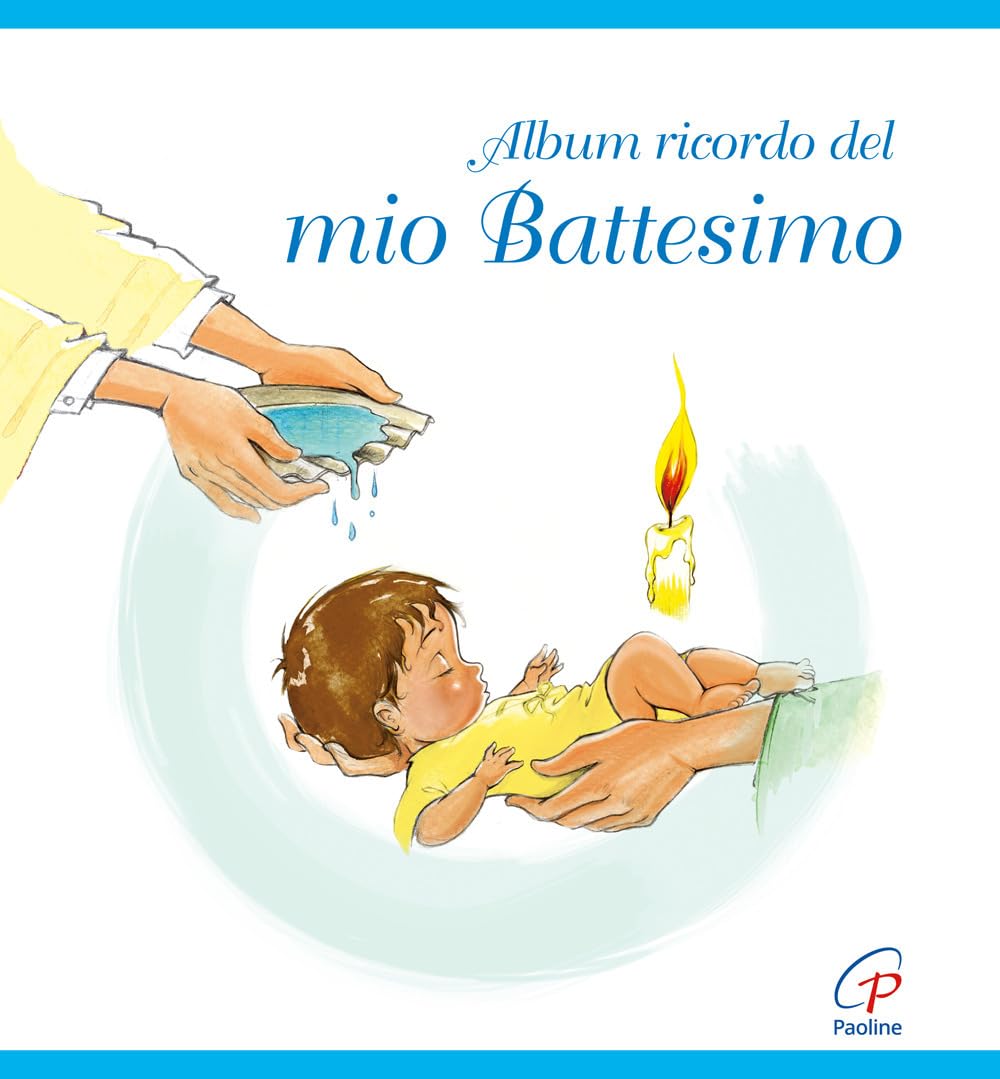 Album ricordo del mio battesimo. Azzurro book