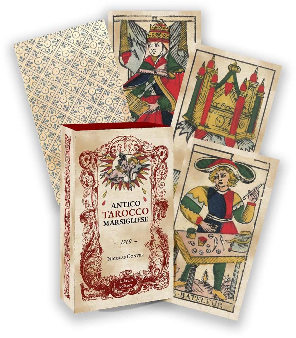 Antico tarocco marsigliese. Nicolas Conver (1760). Con 78 Carte Religion & Esotericism