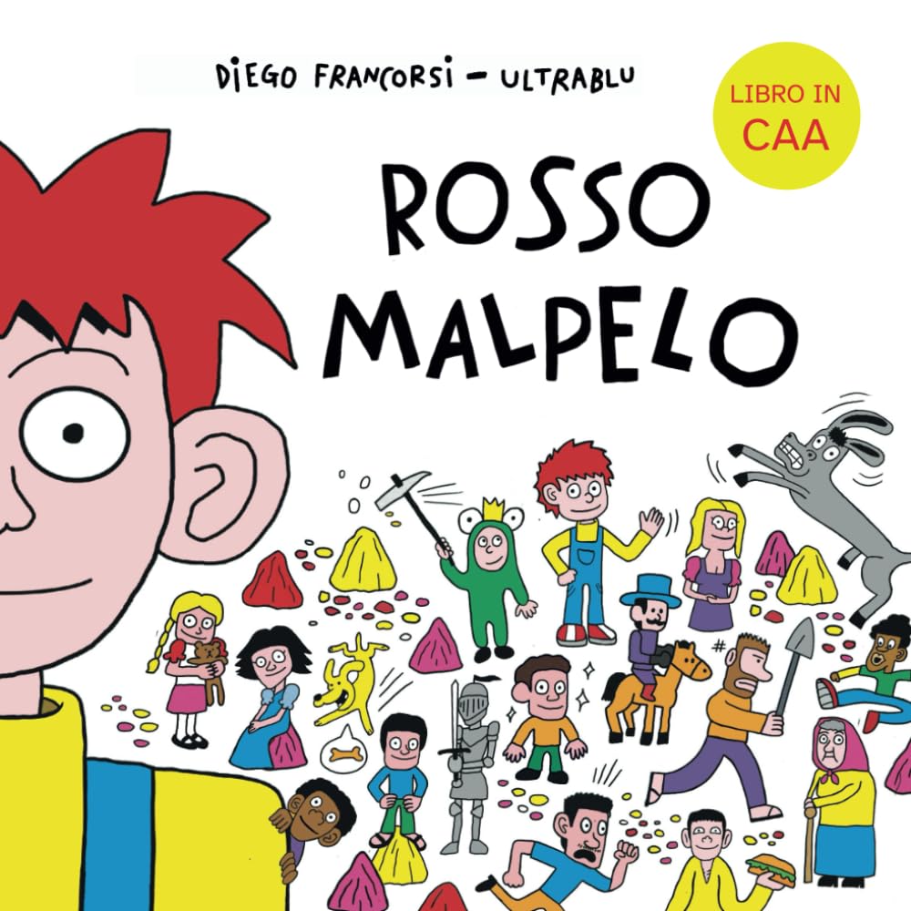 Rosso Malpelo: Libro illustrato in CAA: La letteratura classica accessibile a tutti book