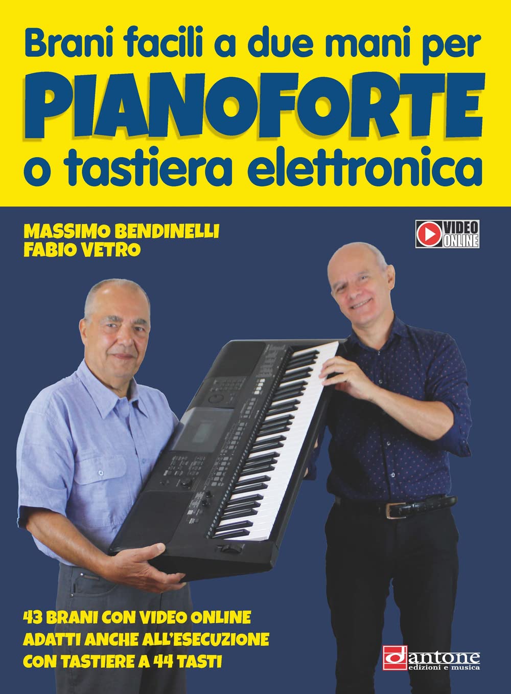 Brani facili a due mani per pianoforte o tastiera elettronica. Partitura. Con video online Sheet Music