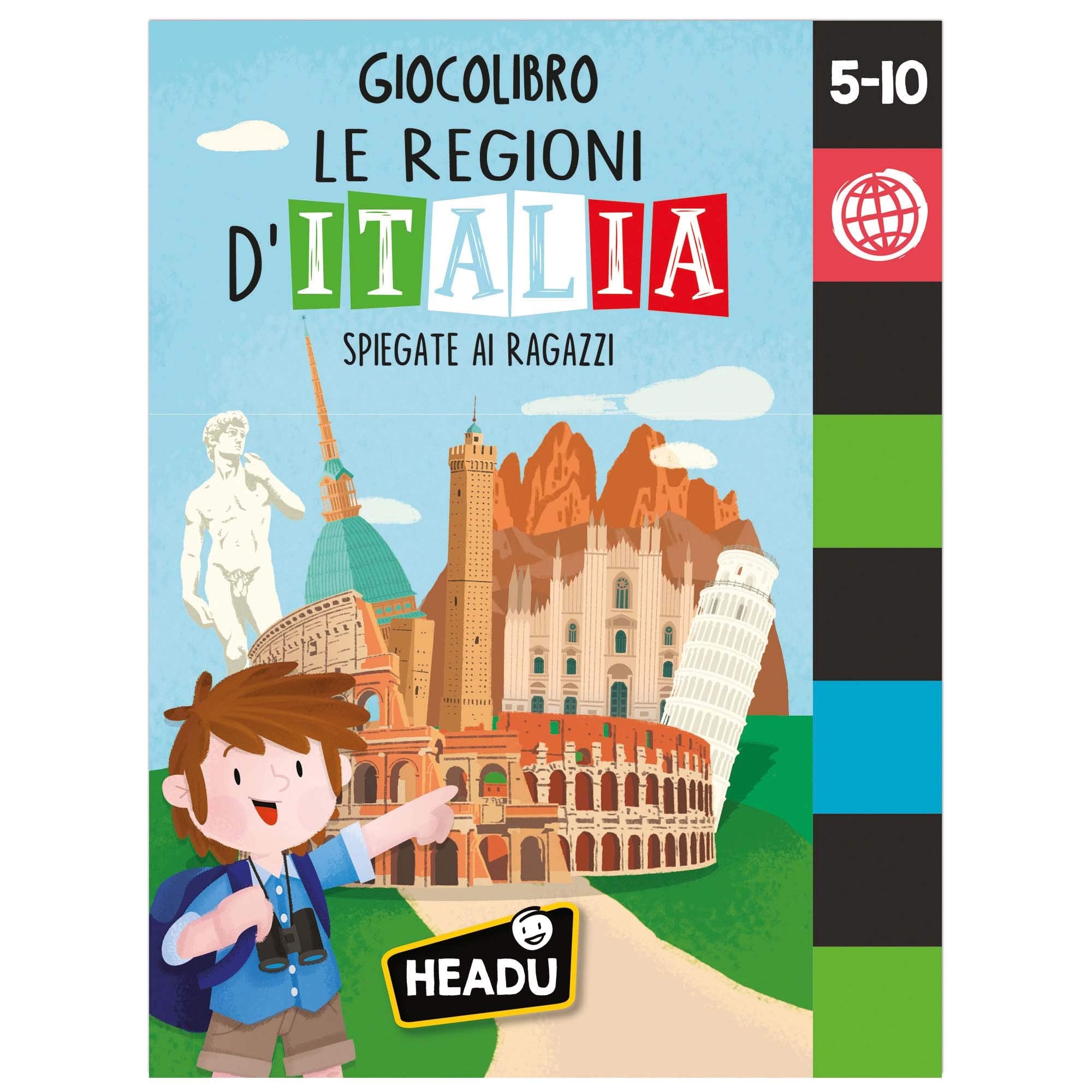 Le regioni d'Italia spiegate ai ragazzi. Giocolibro. Ediz. illustrata book