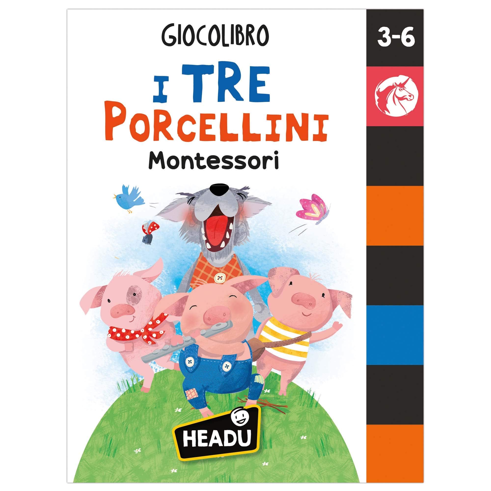 I tre porcellini Montessori. Giocolibro. Ediz. a colori book