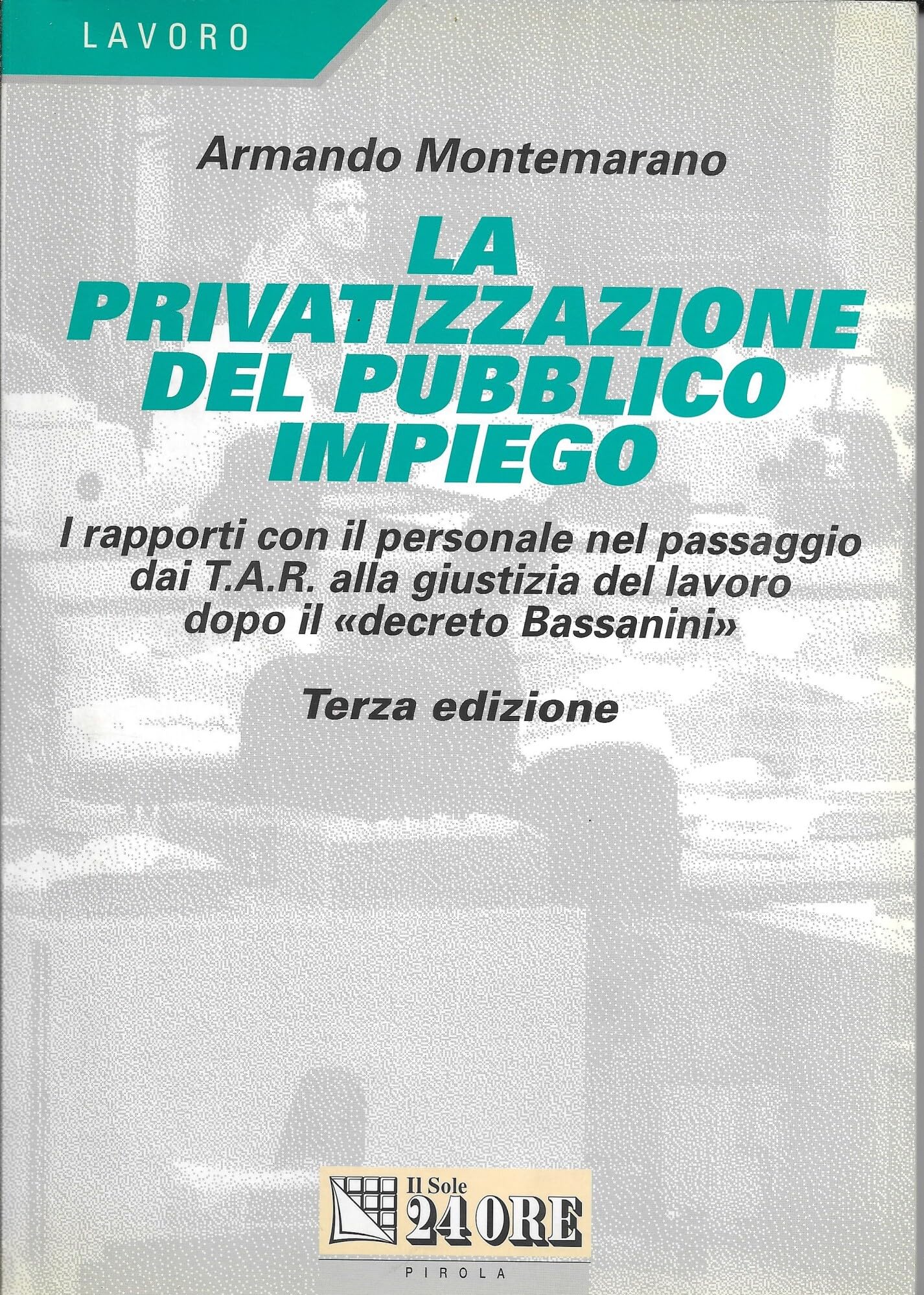 La privatizzazione del pubblico impiego book