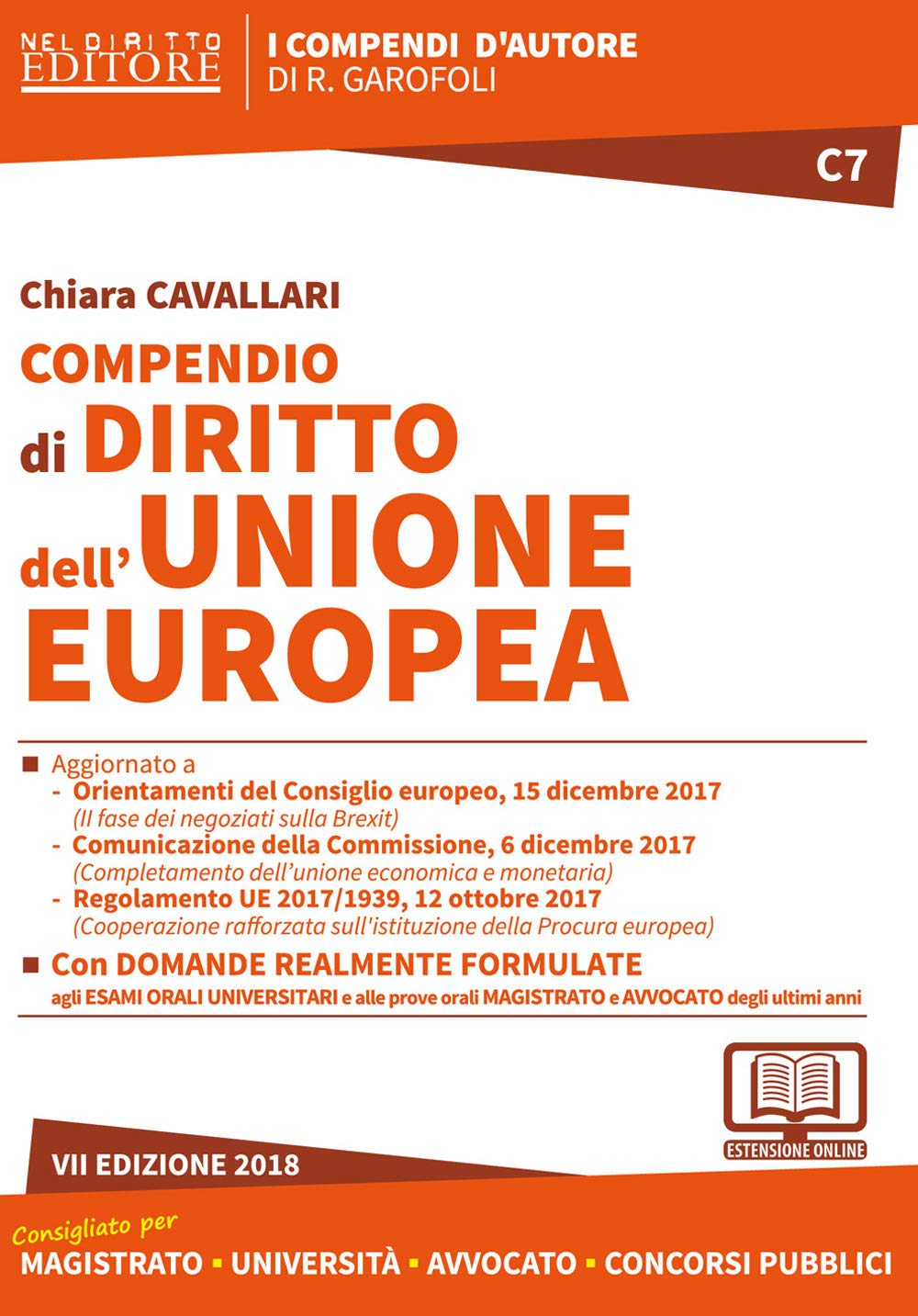 Compendio di diritto dell'Unione Europea. Con espansione online book