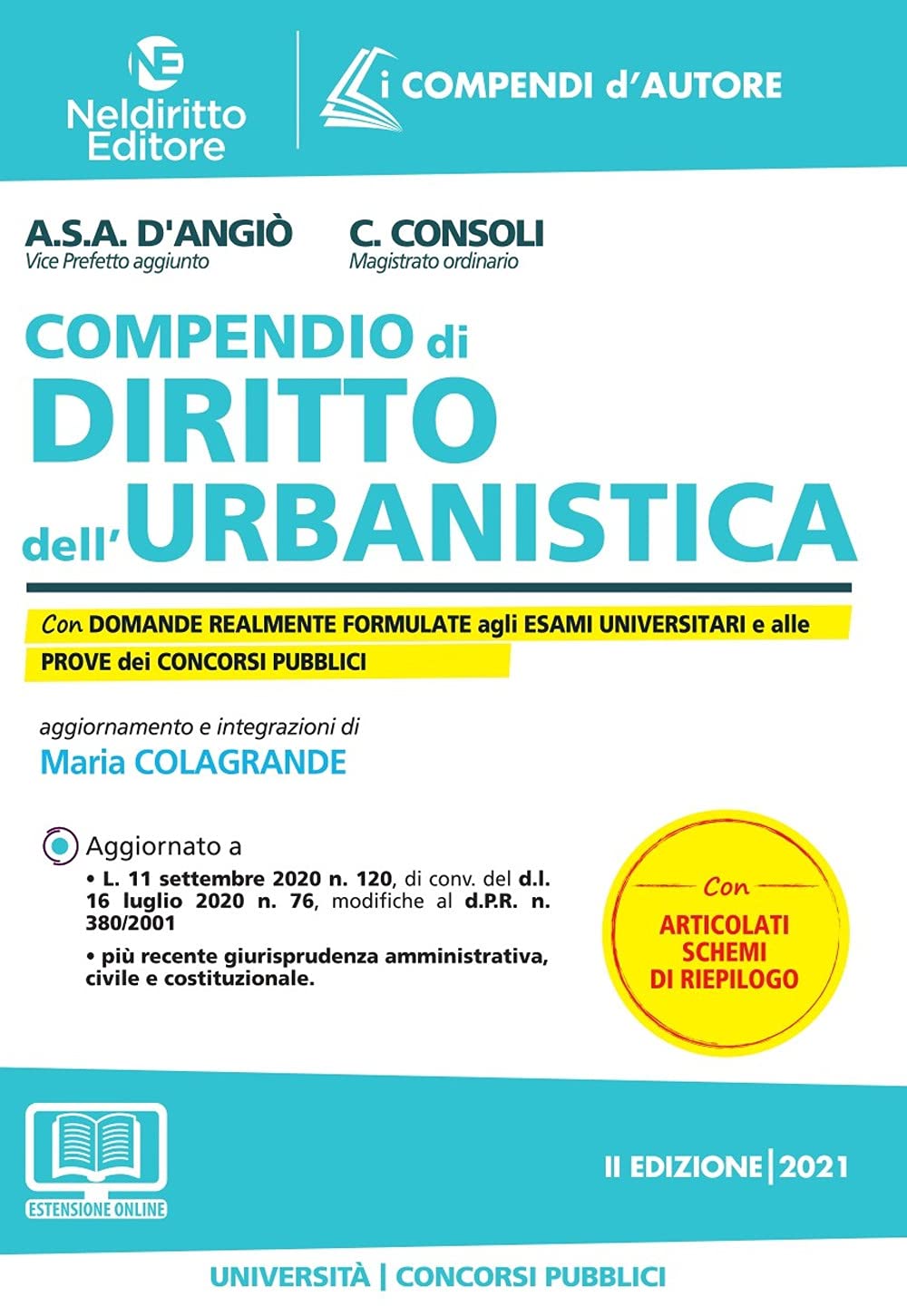 Compendio di diritto dell'urbanistica. Nuova ediz. Law