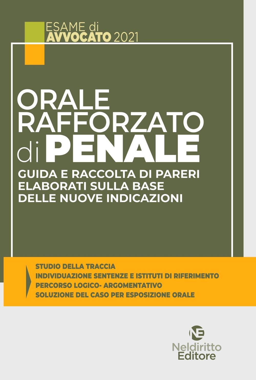 Orale rafforzato di penale. Guida e raccolta di pareri elaborati sulla base delle nuove indicazioni. Nuova ediz. book