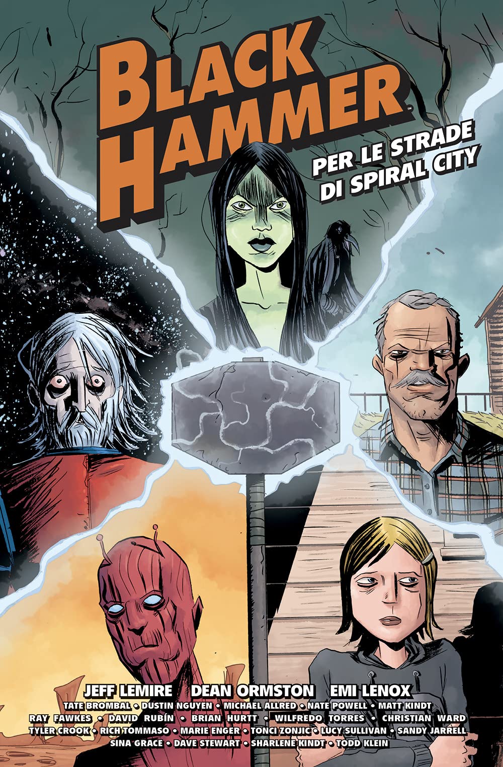 Per le strade di Spiral City. Black Hammer Manga