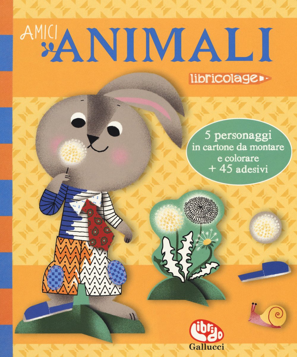 Amici animali. Con adesivi. Ediz. a colori book