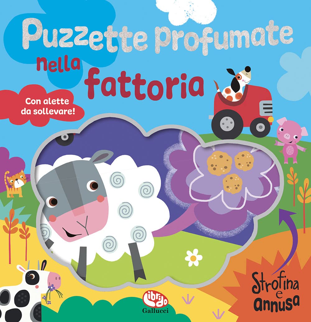Puzzette profumate nella fattoria. Strofina e annusa. Ediz. a colori book