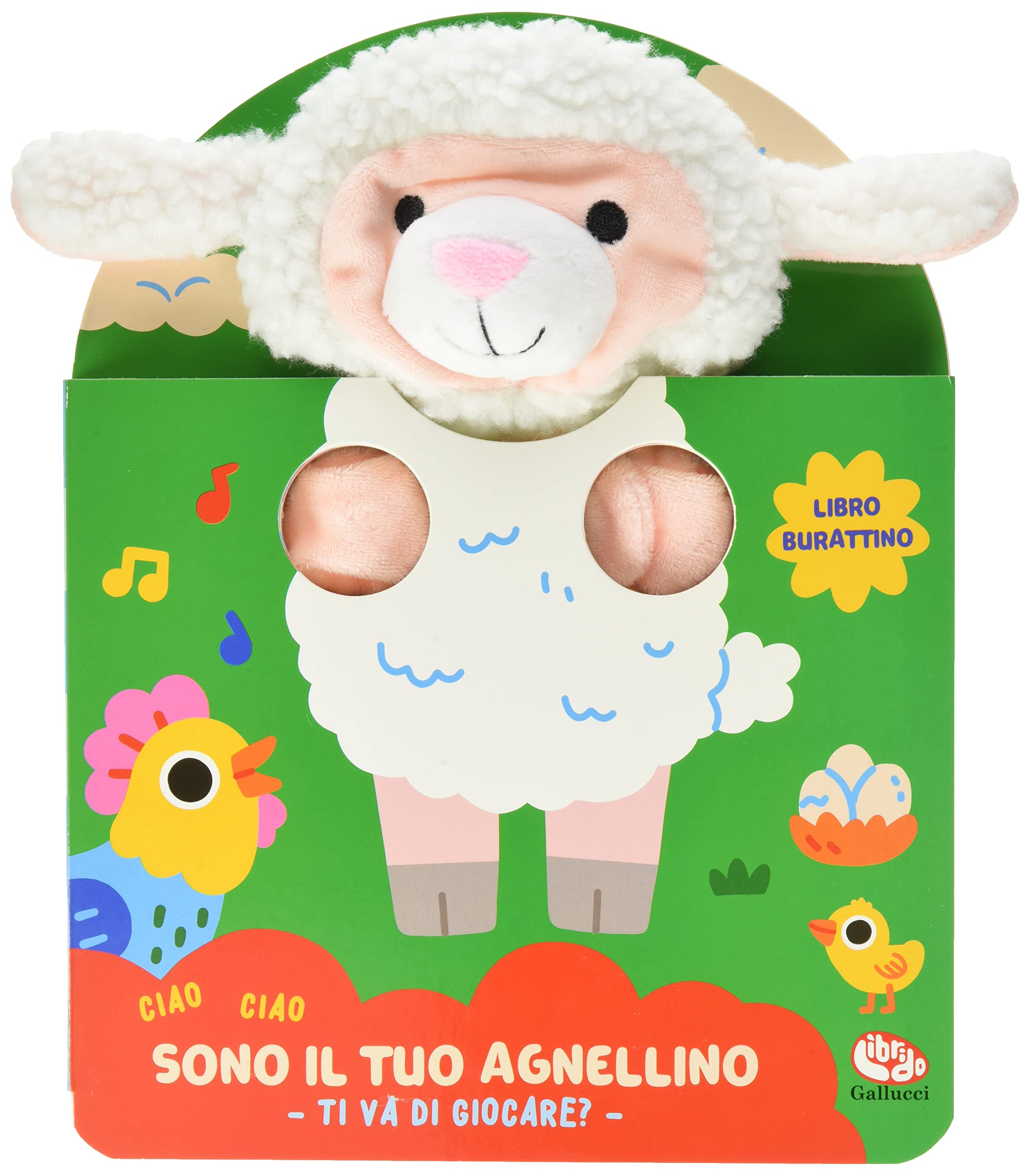 Sono il tuo agnellino. Ti va di giocare? Ediz. a colori. Con marionetta book