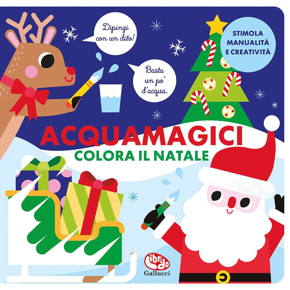 Colora il Natale. Acquamagici. Ediz. a colori book