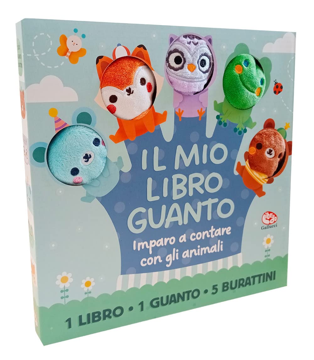 Impara a contare gli animali. Il mio libro guanto. Ediz. a colori. Con guanto book