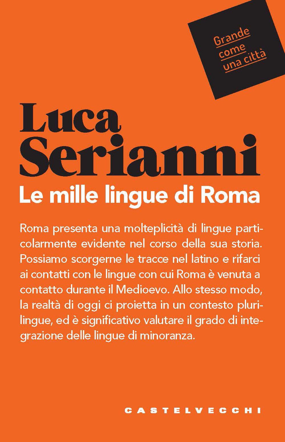 Le mille lingue di Roma book