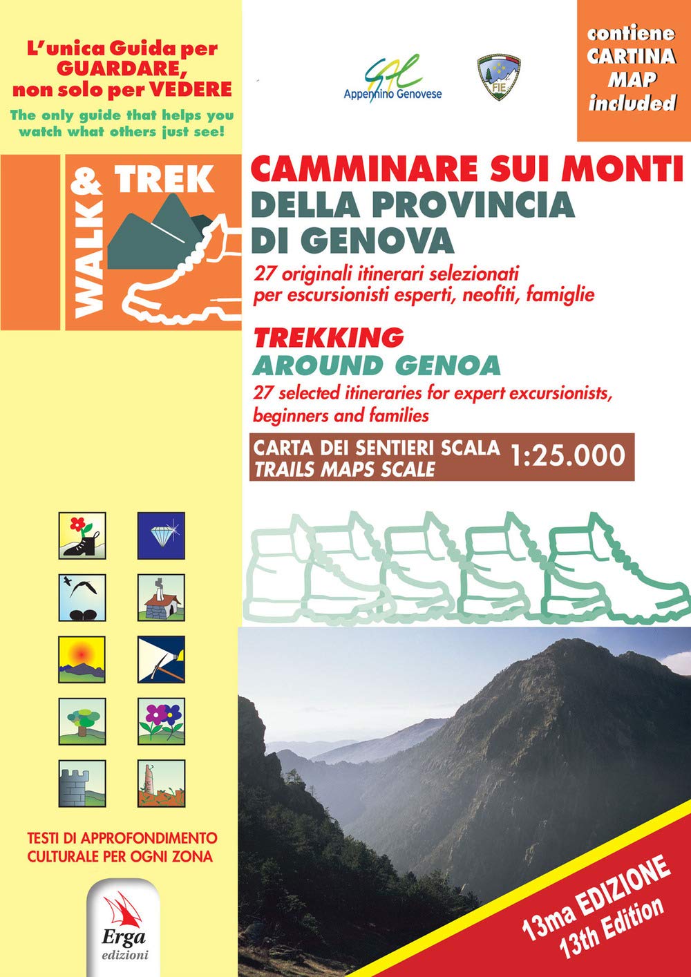 Camminare sui monti della Provincia di Genova-Trekking around Genova Leisure, Home & Garden