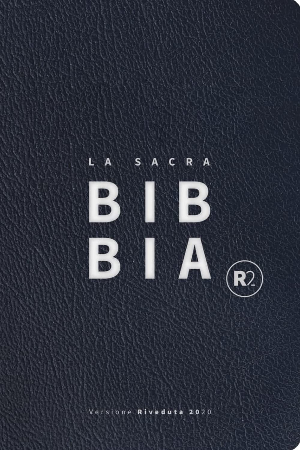 Bibbia R2. Versione riveduta 2020. Ediz. pelle blu scuro book