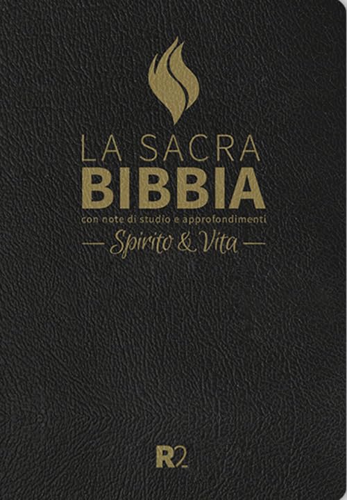 Bibbia R2. Spirito e vita. Ediz. pelle sintetica nera, taglio oro book