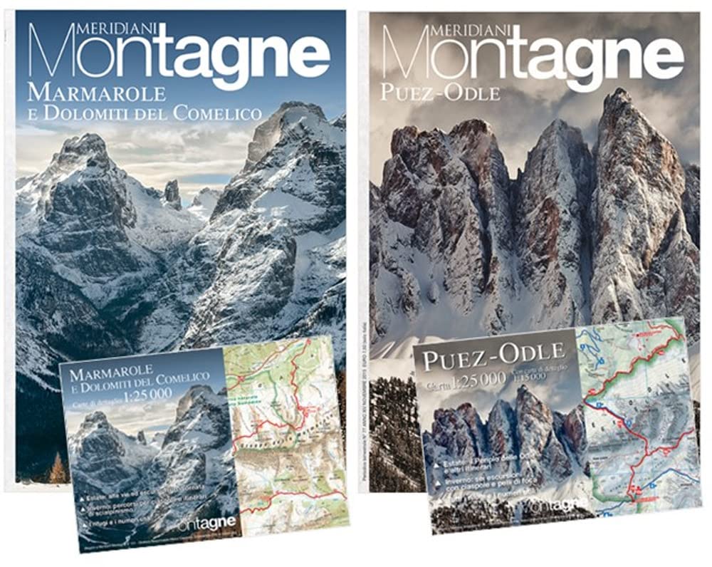 Marmarole e Dolomiti del Comelico-Puez-Odle. Con Carta geografica ripiegata (Meridiani montagne) Leisure, Home & Garden