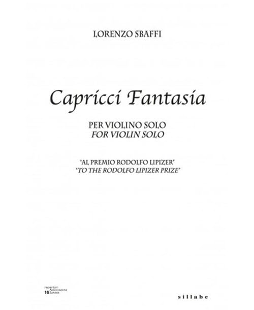 Capricci fantasia. Per violino solo. Spartito. Ediz. bilingue Sheet Music