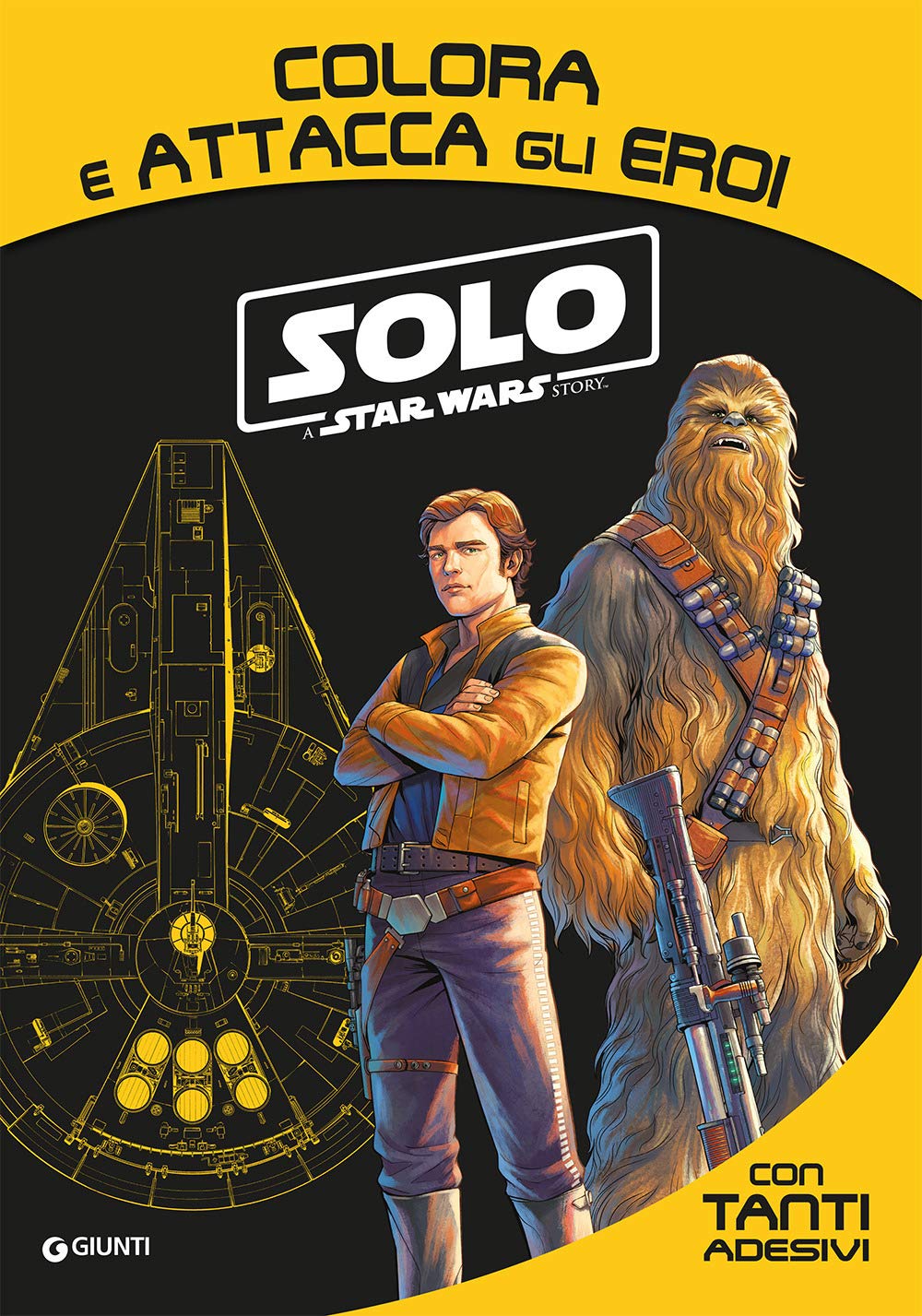 Solo. A Star Wars story. Colora e attacca gli eroi. Con adesivi Tiptoi & Games