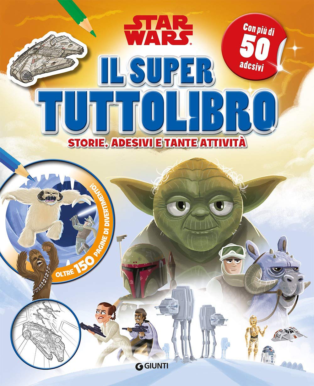 Il super tuttolibro. Star Wars. Con adesivi. Ediz. a colori book