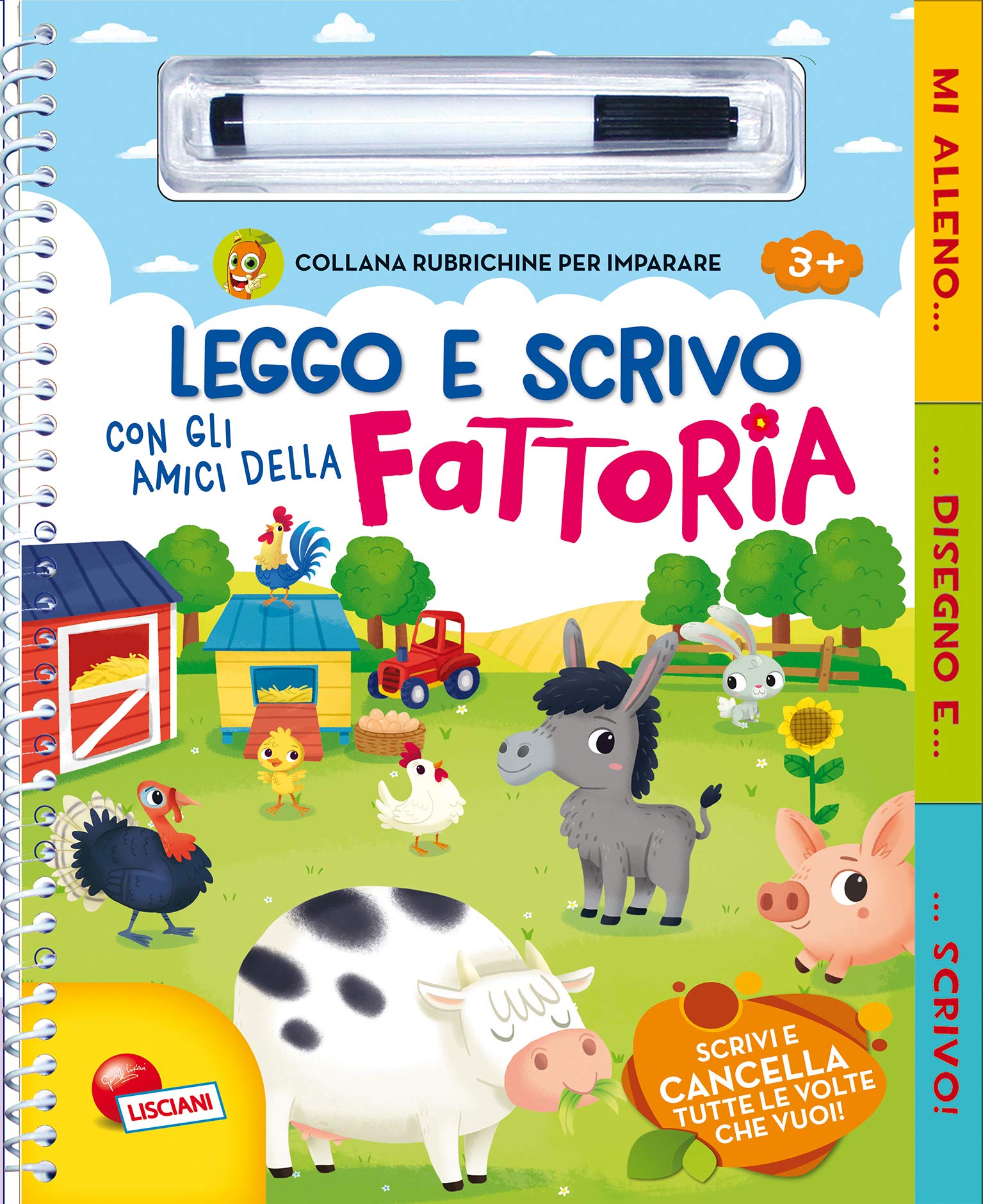 Leggo e scrivo con gli amici della... fattoria. Ediz. a colori. Con gadget book