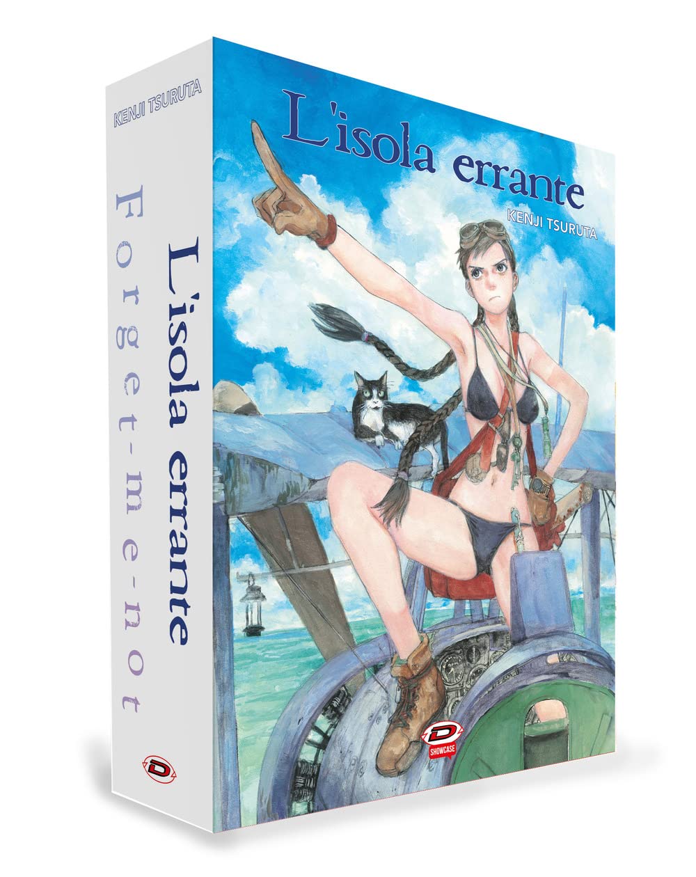 Cofanetto Kenji Tsuruta: L' isola errante vol.1-2-Forget me not book