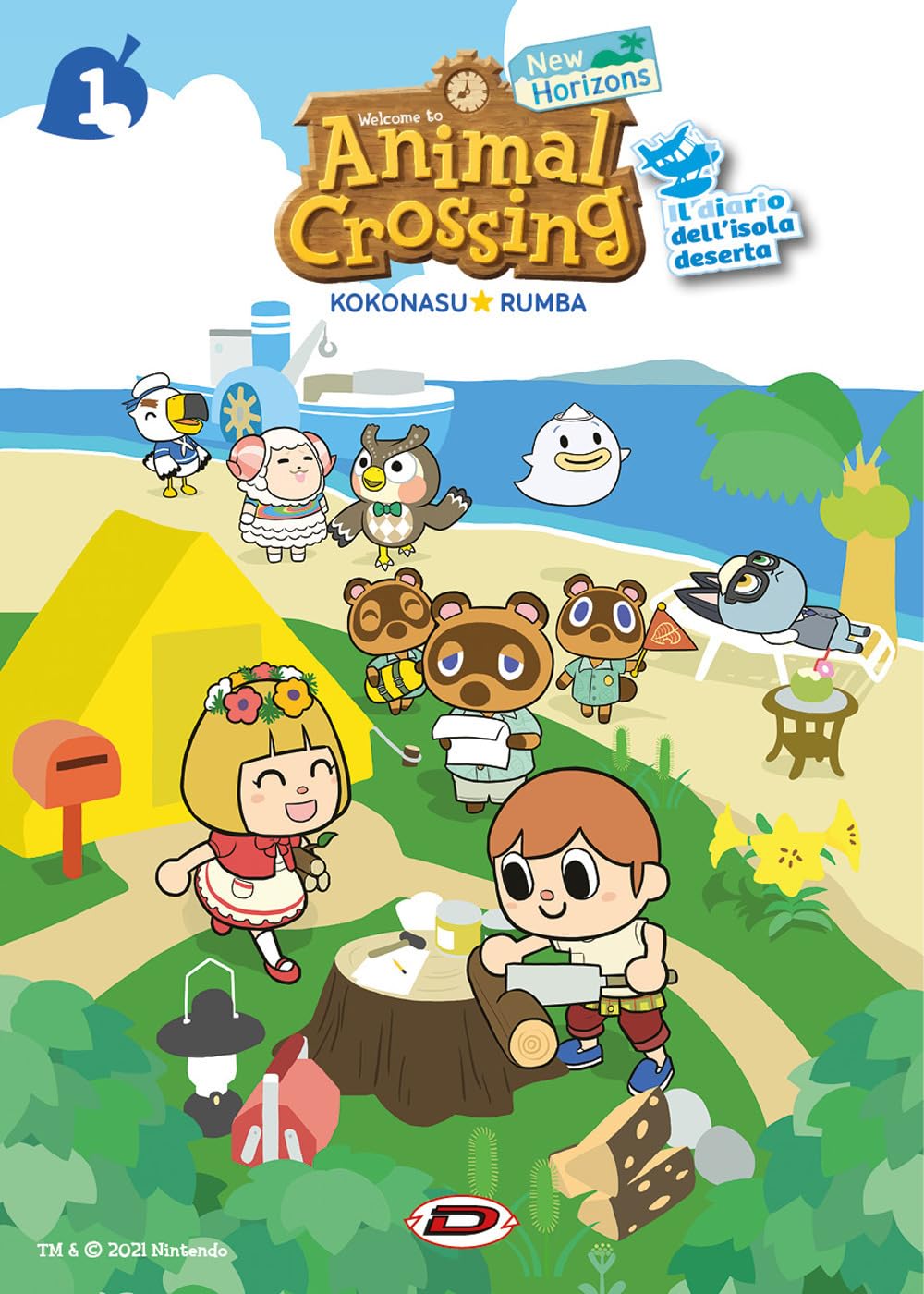 Animal Crossing: New Horizons. Il Diario Dell'isola Deserta. Vol. 1 Manga