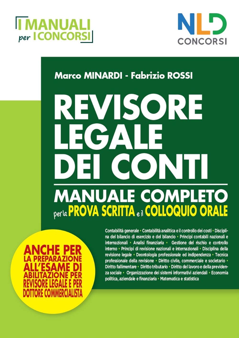 Manuale per revisore legale dei conti per la prova scritta e orale book