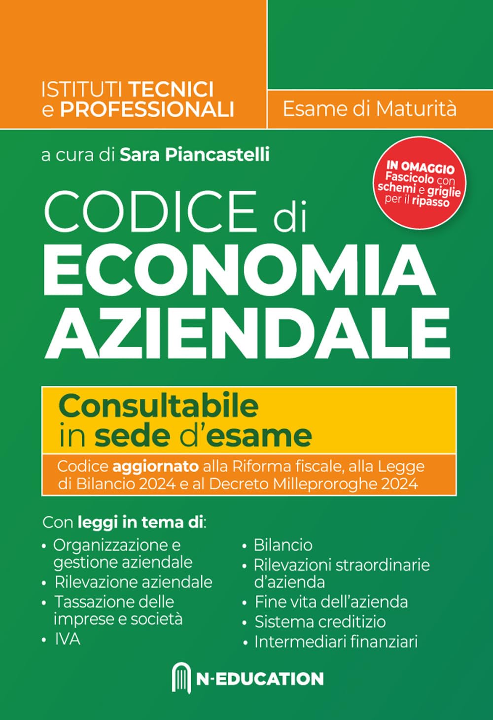 Codice di economia aziendale per l'esame di Stato. Per tutti gli istituti superiori. Con appendice con Schemi e Griglie. Con appendice con schemi e griglie book