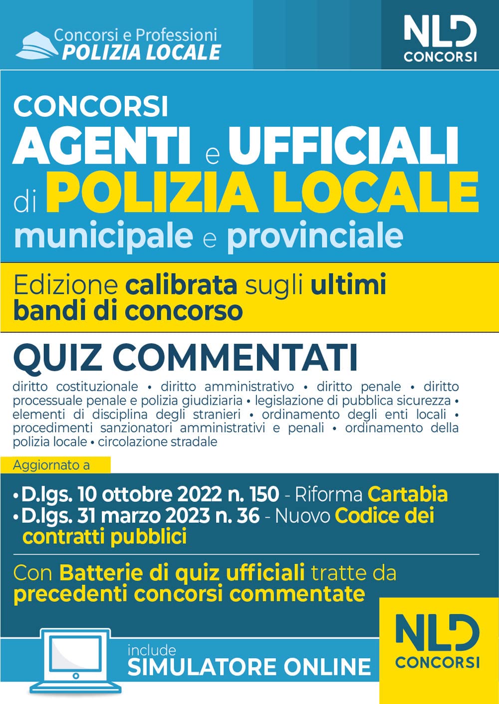 Concorso agenti e ufficiali di Polizia locale municipale e provinciale. Quiz commentati Social Sciences