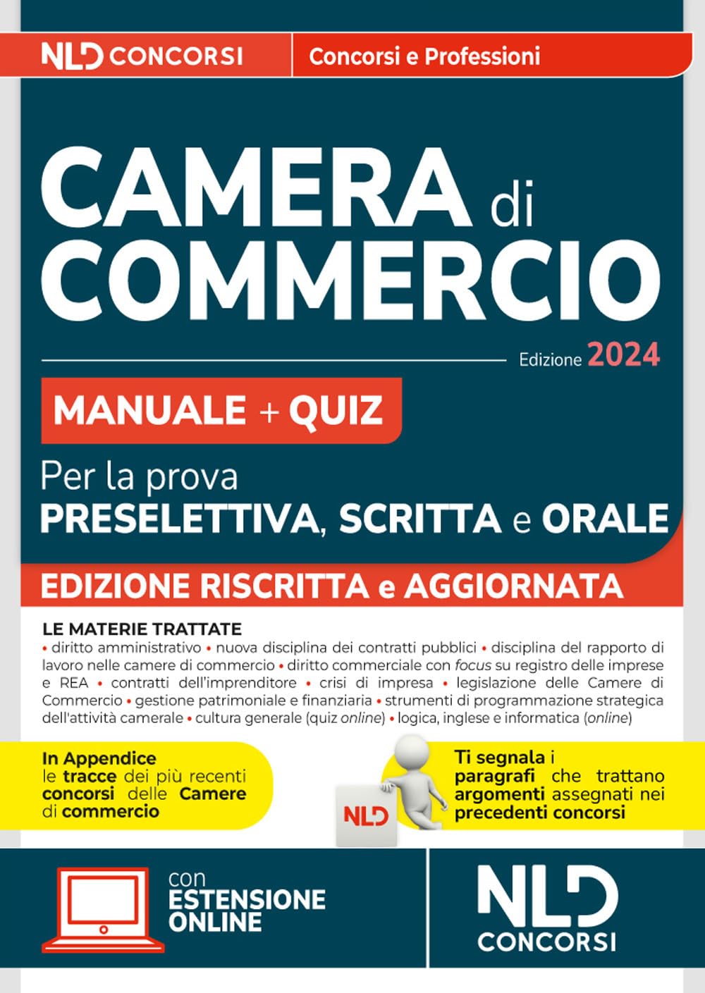 Concorsi Camera di Commercio: Manuale + Quiz per la prova preselettiva, scritta e orale Business, Finance & Career