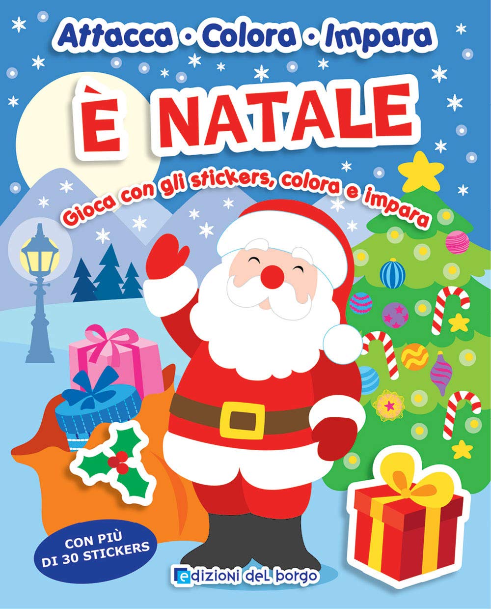 È Natale. Gioca con gli stickers, colora e impara. Con adesivi (Attacca colora impara) Tiptoi & Games