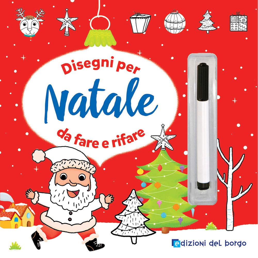 Disegni per Natale da fare e rifare. Con pennarello cancellabile (Imparo a disegnare) Tiptoi & Games